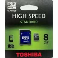 TOSHIBA 8GB MICRO SD KART ADAPTORLU